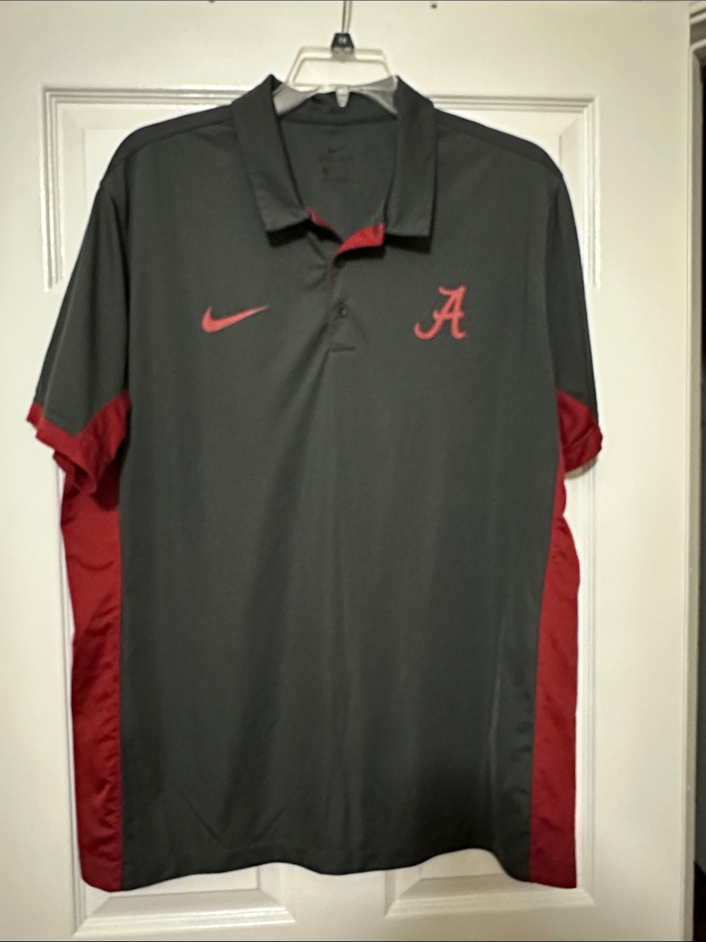 Nike Dri-Fit Grey and Crimson Tide Alabama Polo